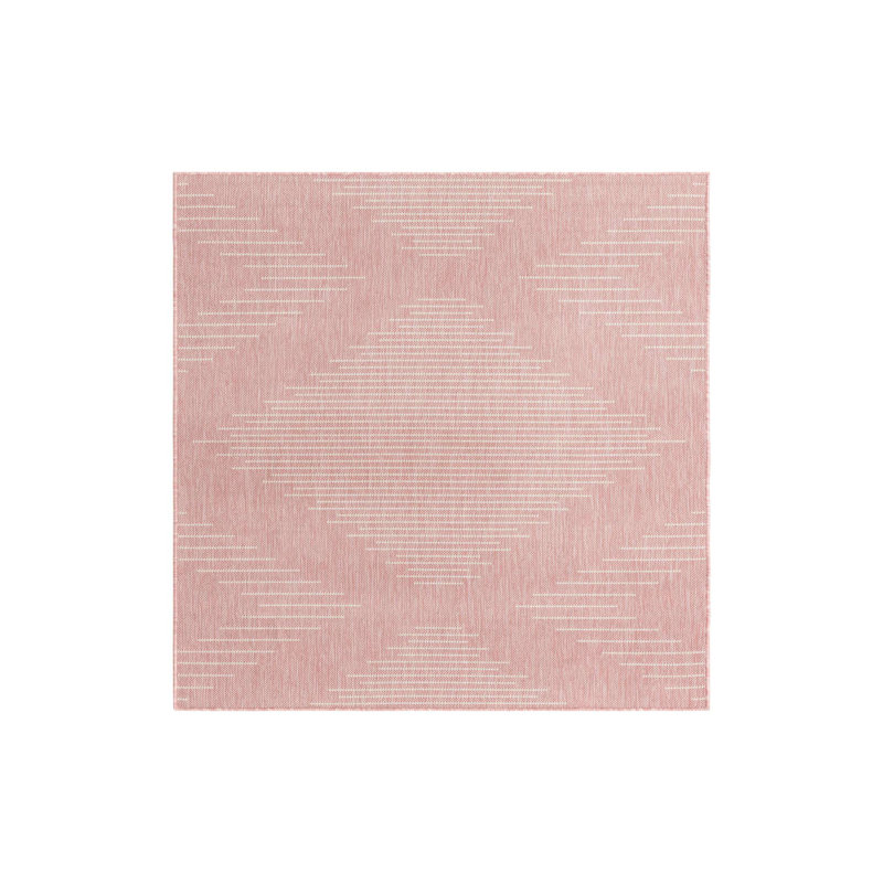 Striped Indoor / Outdoor Rug, Rectangle 4' x 6'