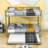 Twin Over Twin Metal Standard Bunk Bed With Twin Size Trundle-676351515