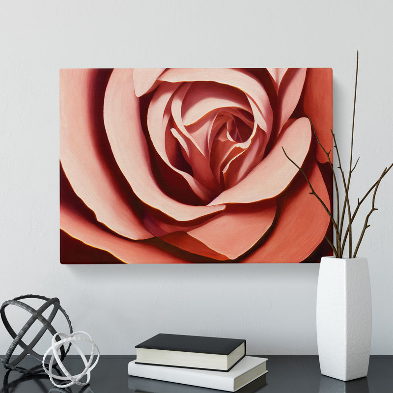 Fantastic Rose - Wrapped Canvas Print, 40cm H x 60cm W x 3cm D