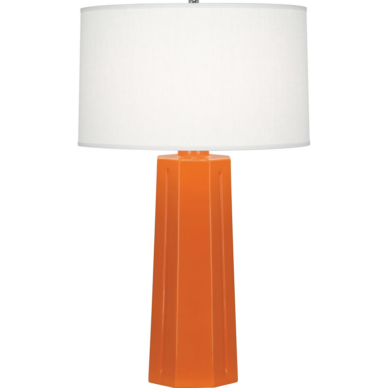 Mason Ceramic Table Lamp, Pumpkin