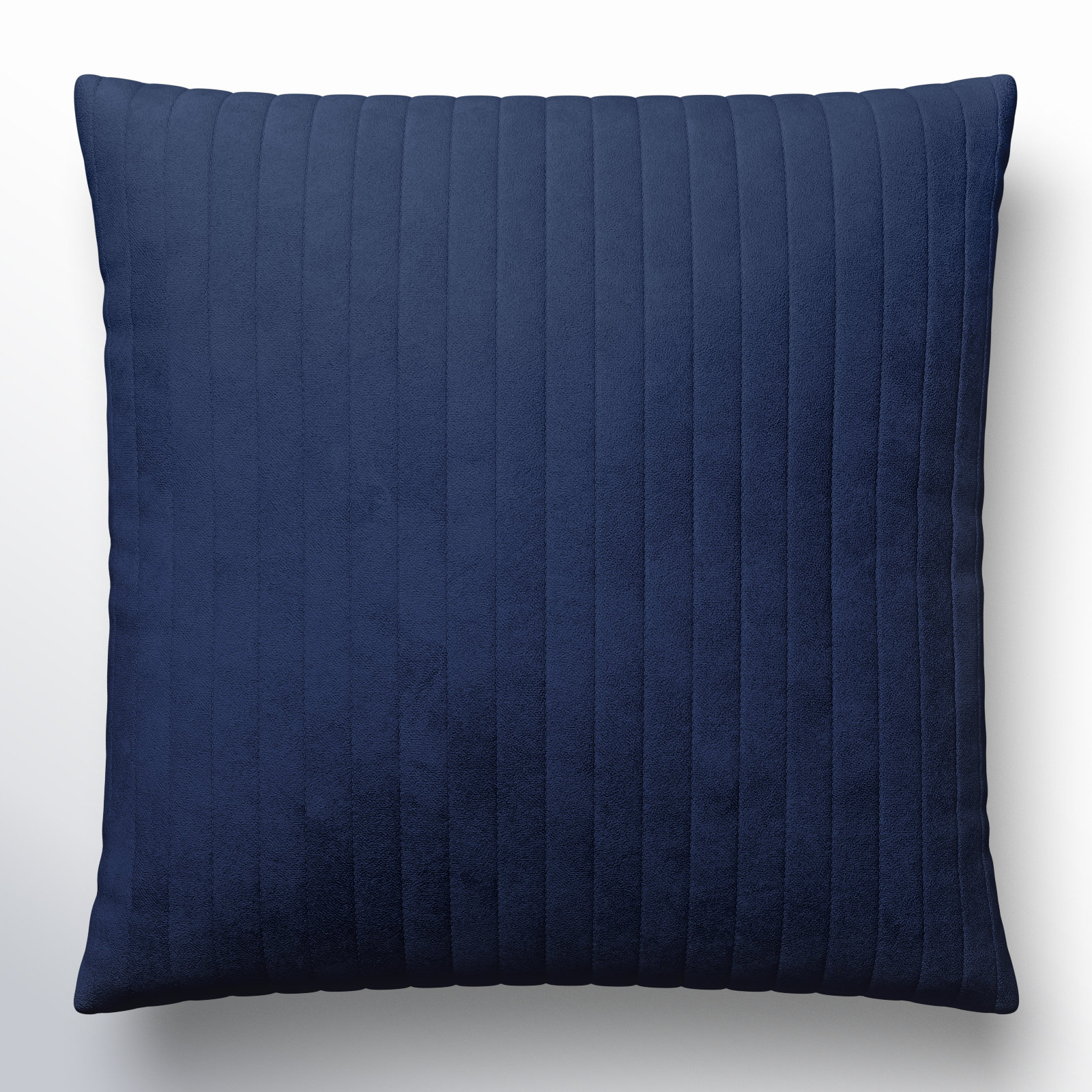 Beirne Throw Pillow, 22" x 22", Dark Blue, Down