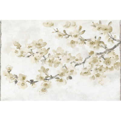 " Neutral Cherry Blossom Composition I " by Timothy O' Toole Painting Print