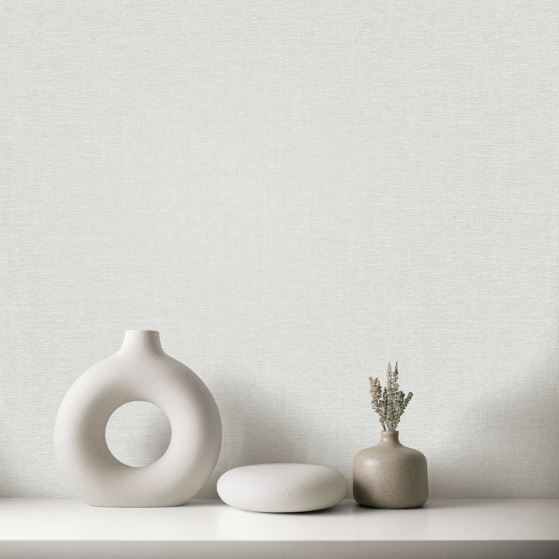 Isla Plain Luxury Textured Vinyl Wallpaper, Pink