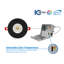 DGF 4-Inch White Selectable Canless Floating Gimbal LED Recessed Downlight-79155618