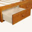 Lit plateforme simple avec rangement et 3 tiroirs