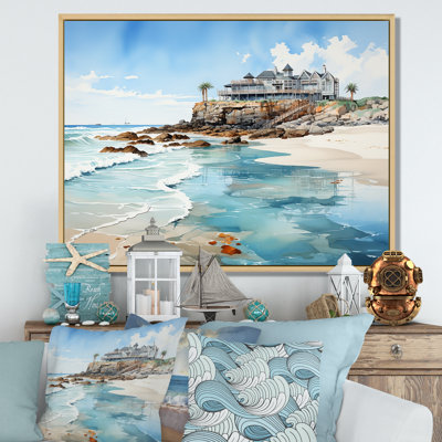 Pinder - Coastal Pier, art mural
