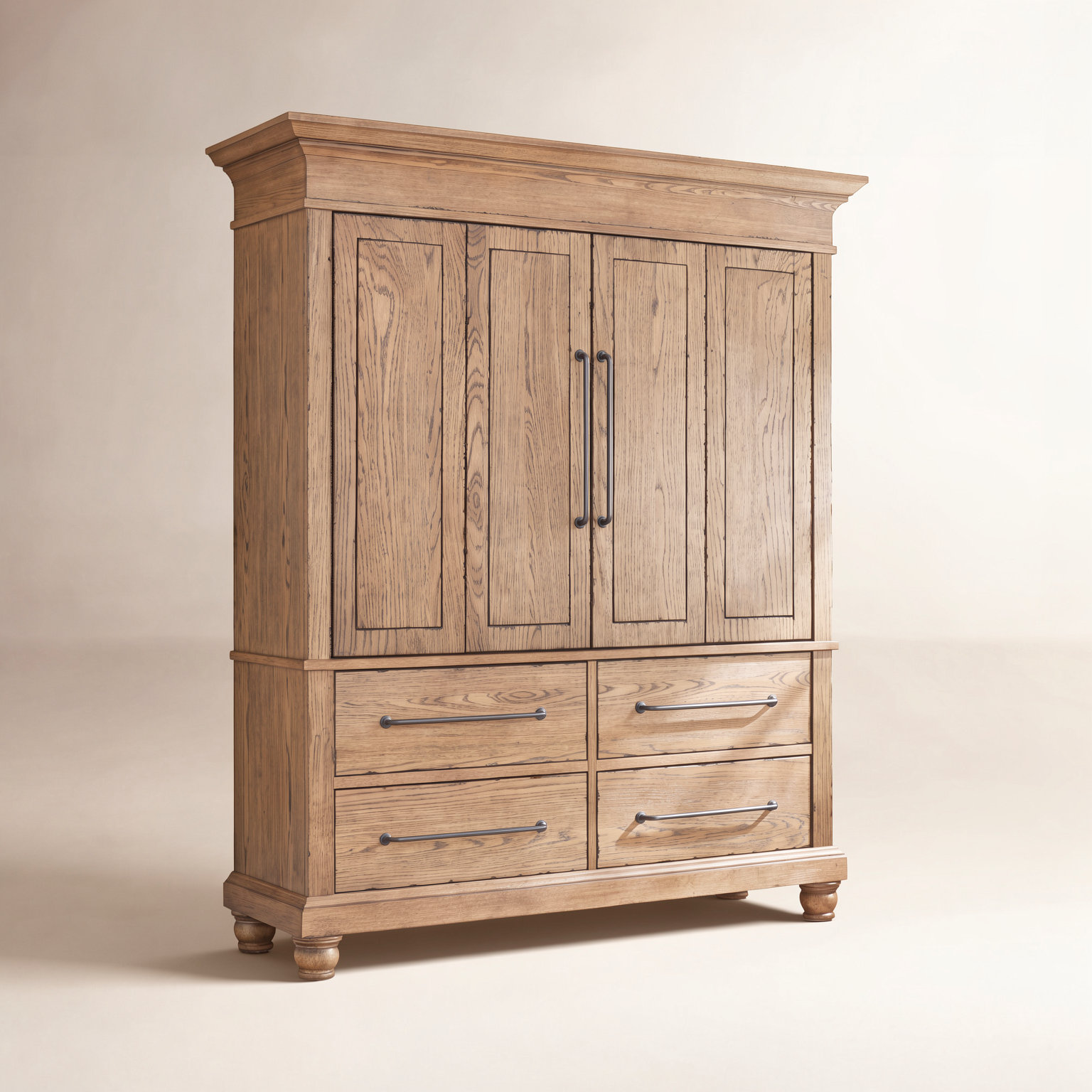Country Living Armoire, Brown