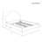 Knipe Upholstered Scalloped Bed-632229507-632229757