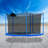 Audiohome Round Backyard Trampoline with Safety Enclosure