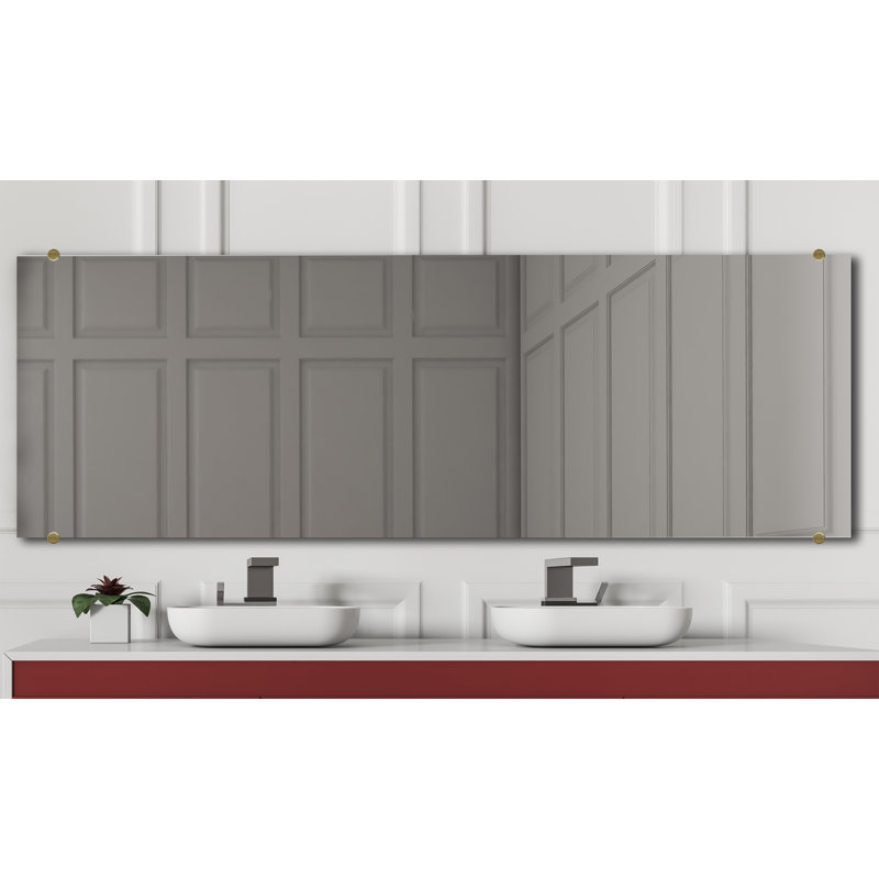 Miroir sans cadre Zarrea, 29,5 po x 60 po