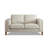 Ishaac 65.5'' Genuine Leather Loveseat
