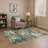 Premium Machine Washable Fairwood AMF1887 Floral Rug-833423326