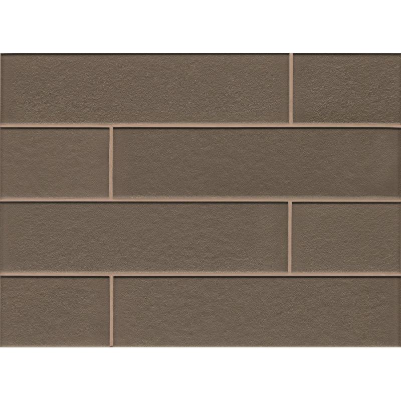 Manhattan 4 in. x 16 in. Polished Tile, Ash
