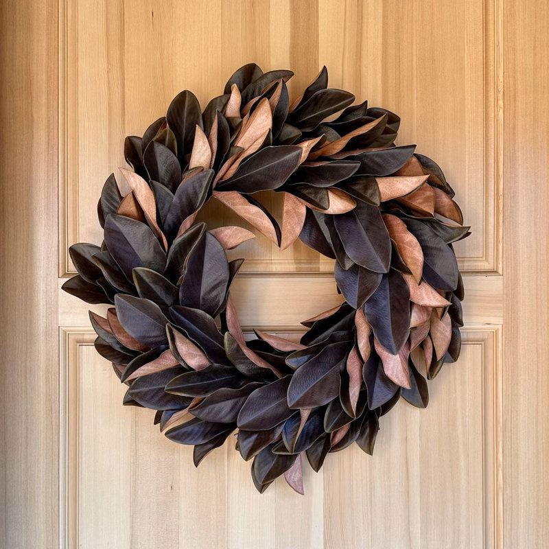 Garlands Wreaths MAGNOLIA BROWN 30IN