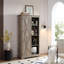 Grande armoire de rangement rustique avec portes de grange et tablettes réglables pour l'organisation de la cuisine et de la maison-368083835