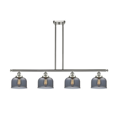 Luminaire suspendu pour îlot de cuisine 4 lumières Bissonnette