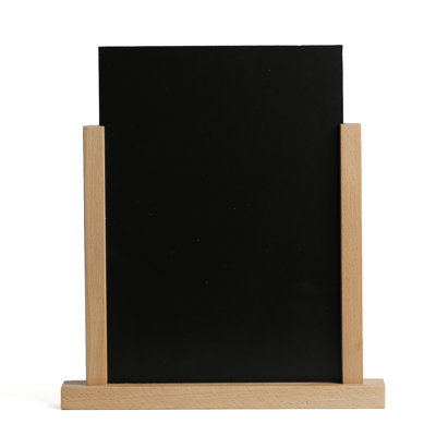 MT Displays No Slate Freestanding Wood Chalkboard