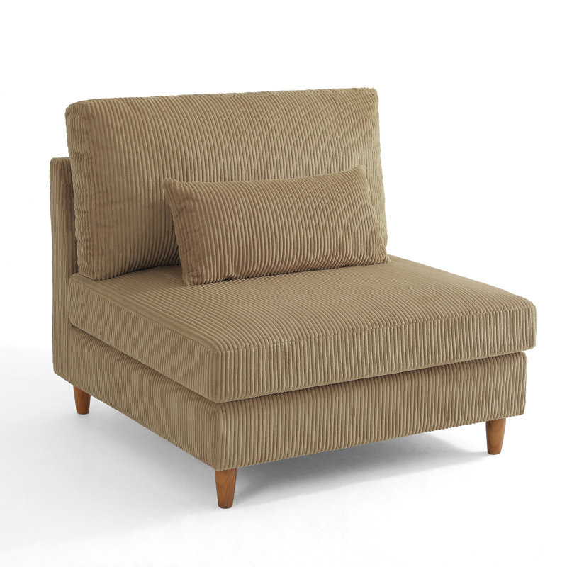 Upholstered Accent Chair, Camel