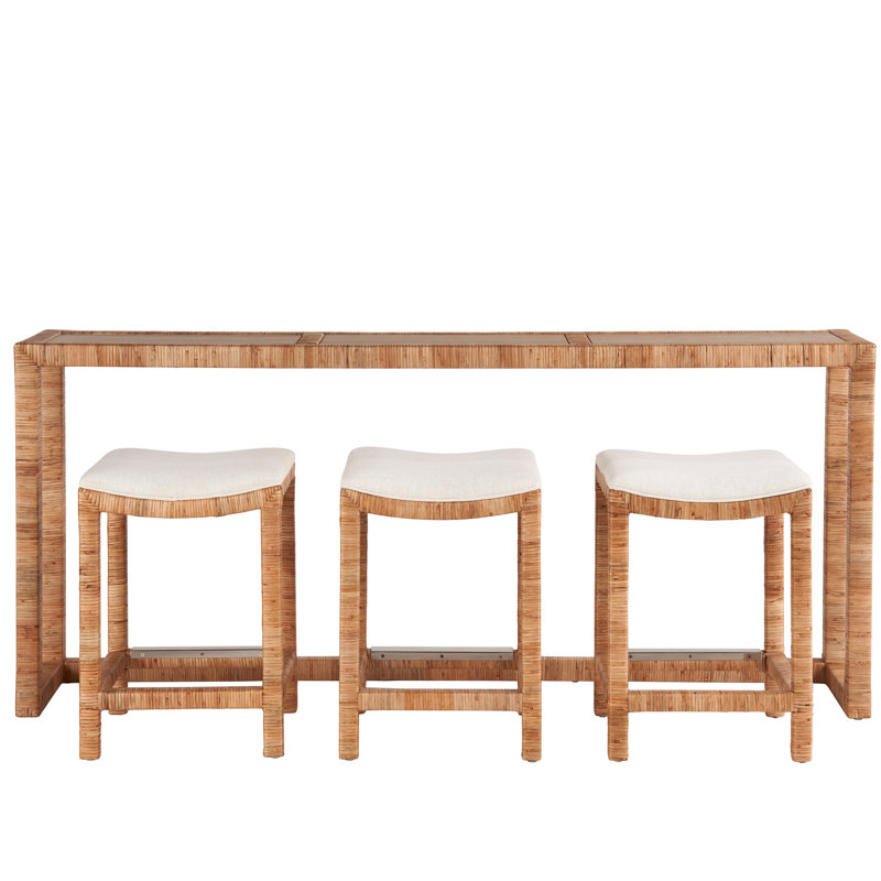 82" Console Table and Stool Set