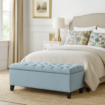 Banc de rangement en tissu Amalfi