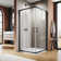 34" W X 34" D X 72" H Framed Square Shower Enclosure With Base