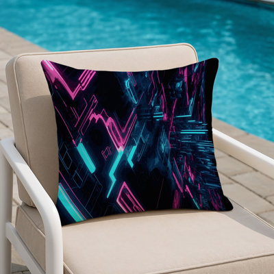 Coussin intérieur et extérieur Lumina Fractals
