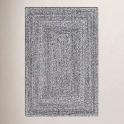 Hinton Light Gray Hand-Woven Outdoor Rug