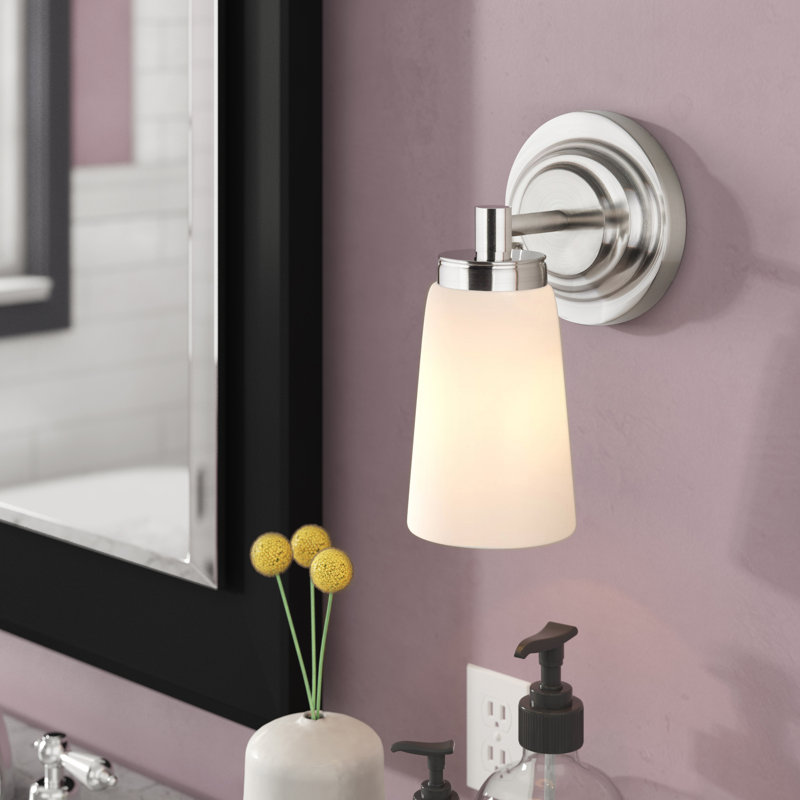 Figueroa Dimmable Bath Sconce, Brushed Nickel