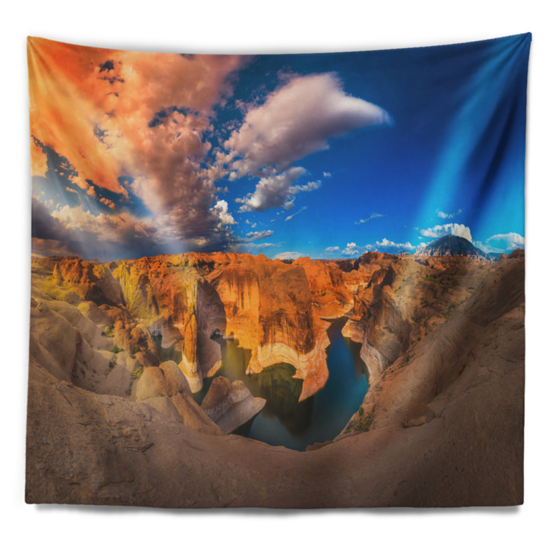 Polyester Tapestry, 78" H x 92" W