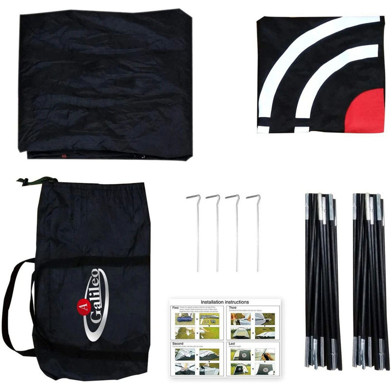 Golf 10 'x 6' en tissu avec étui de transport