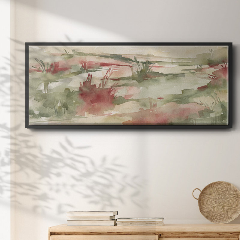Rust Grasslands II- Framed Canvas