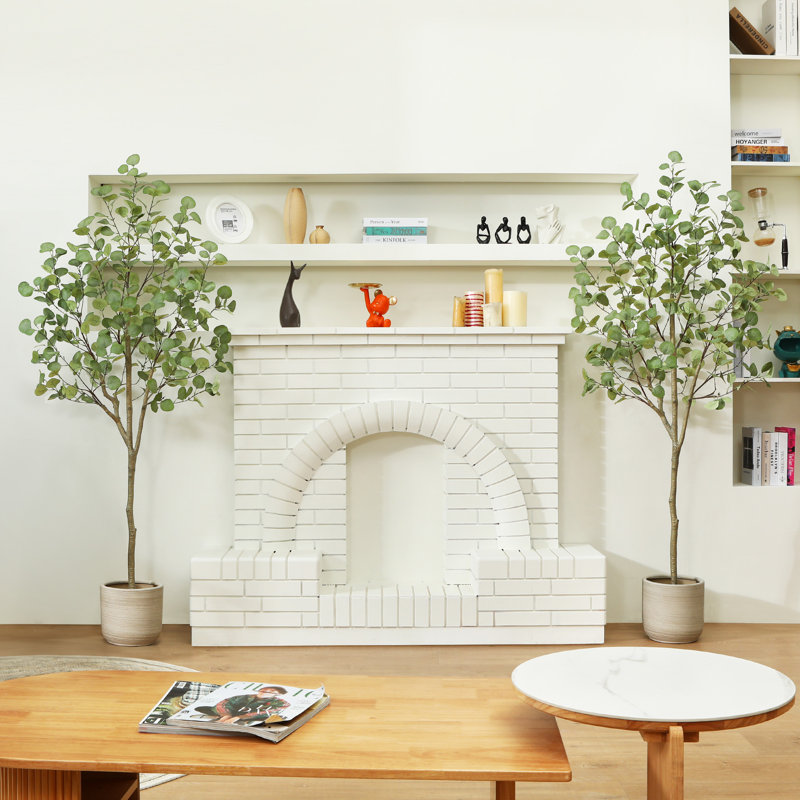 Arbre d'eucalyptus artificiel Adcock, 2, H 71 po x l 30 po x P 30 po