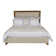 Louise/Lawrence King Upholstered Low Profile Panel Bed