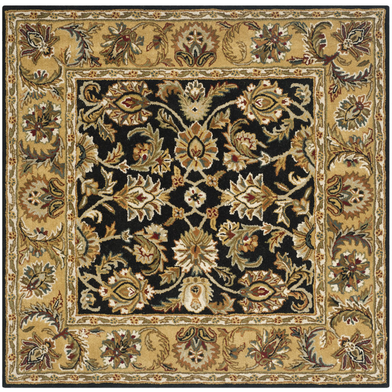 Alger Hand Tufted Wool Oriental Rug, Square 6'