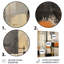 «Deconstrstruction Beige Orange Black White - Abstract Shapes», reproduction d'art murale-729334725-729334727