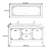 Simple modern stainless steel bathroom cabinet-111166892