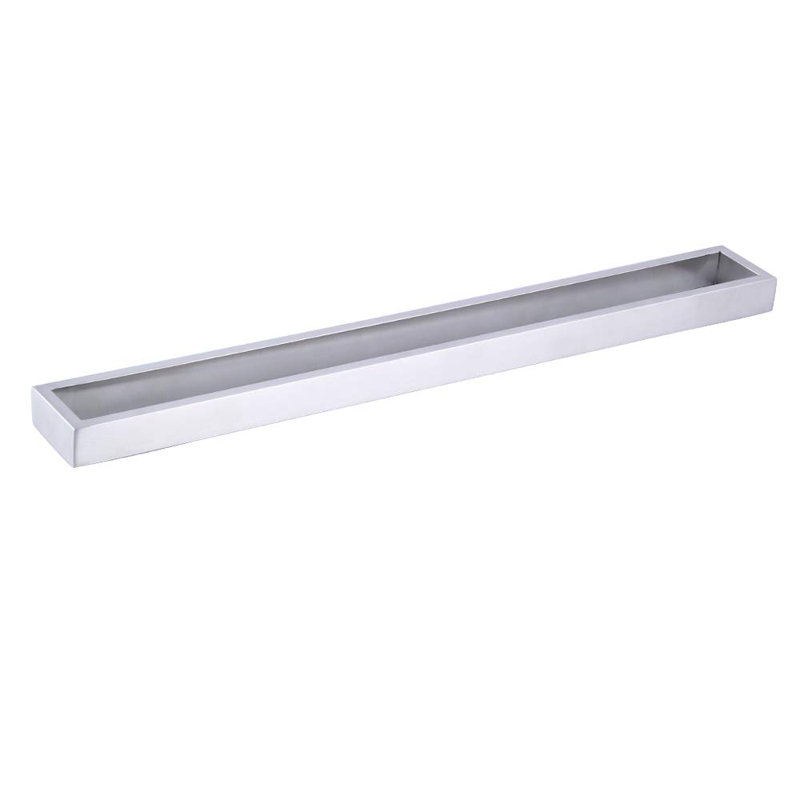 Barre à serviettes en acier inoxydable SUS 304, rangement mural moderne pour salle de bain, H 2,76 po x l 30 po x P 1,96 po