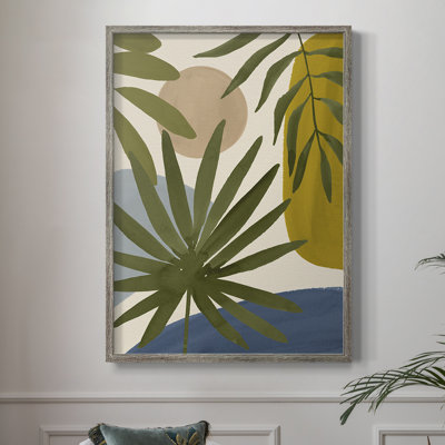 Tropica Tumble II Framed Print - Solid Wood