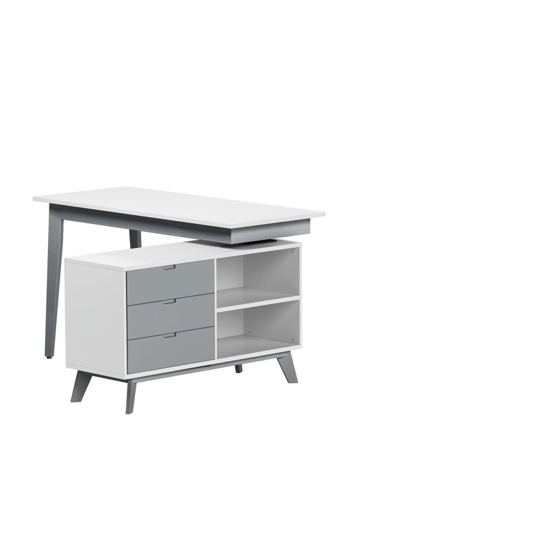 Bureau moderne en L 2 pièces