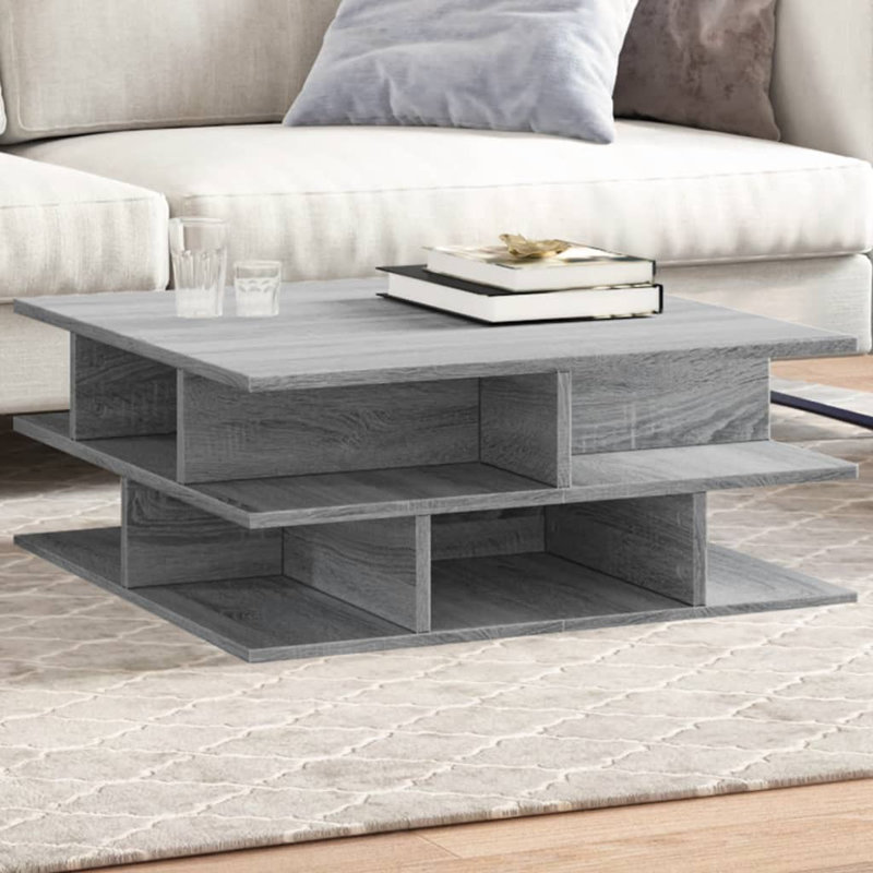 Pierina Frame Coffee Table, Grey Sonoma