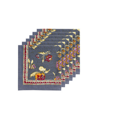 Pansy 100% Cotton Square Napkins