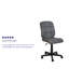 Chaise de bureau pivotante en vinyle Bonavant-100667725-100667726