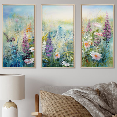 «Minimal Herbs Country Charm», ensemble d'art sur toile