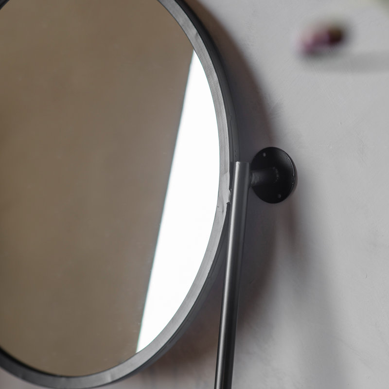 Lakemoore Flat Floor Mirror with Shelves