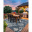 Tapis contemporain bleu marine Aycan-580877645