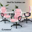 Inbox Zero Adjustable Faux Leather Swiveling PC & Racing Game Chair-1185752936