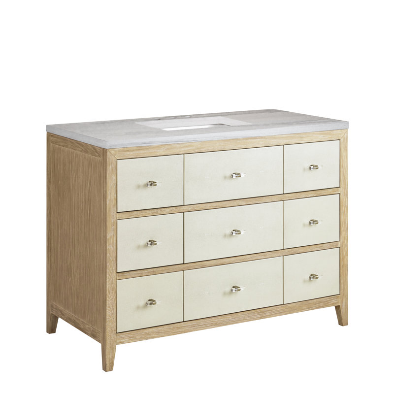 Celeste 48'' W Single Vanity, Parisian Blue, 8" Widespread