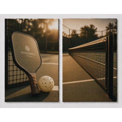 Très grand ensemble de 2 courts muraux de Pickleball