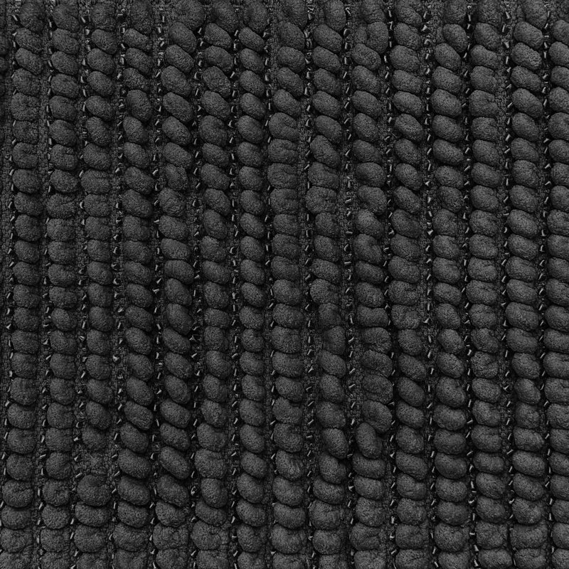 Moonya Rectangle Sparkle Bobble Bath Mat, Graphite