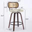 Ensemble de 2 tabourets pivotants Mid-Century